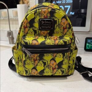 Dr. Seuss Grinch Backpack - Yellow and Black